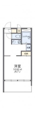 レオパレス喜連の物件間取画像